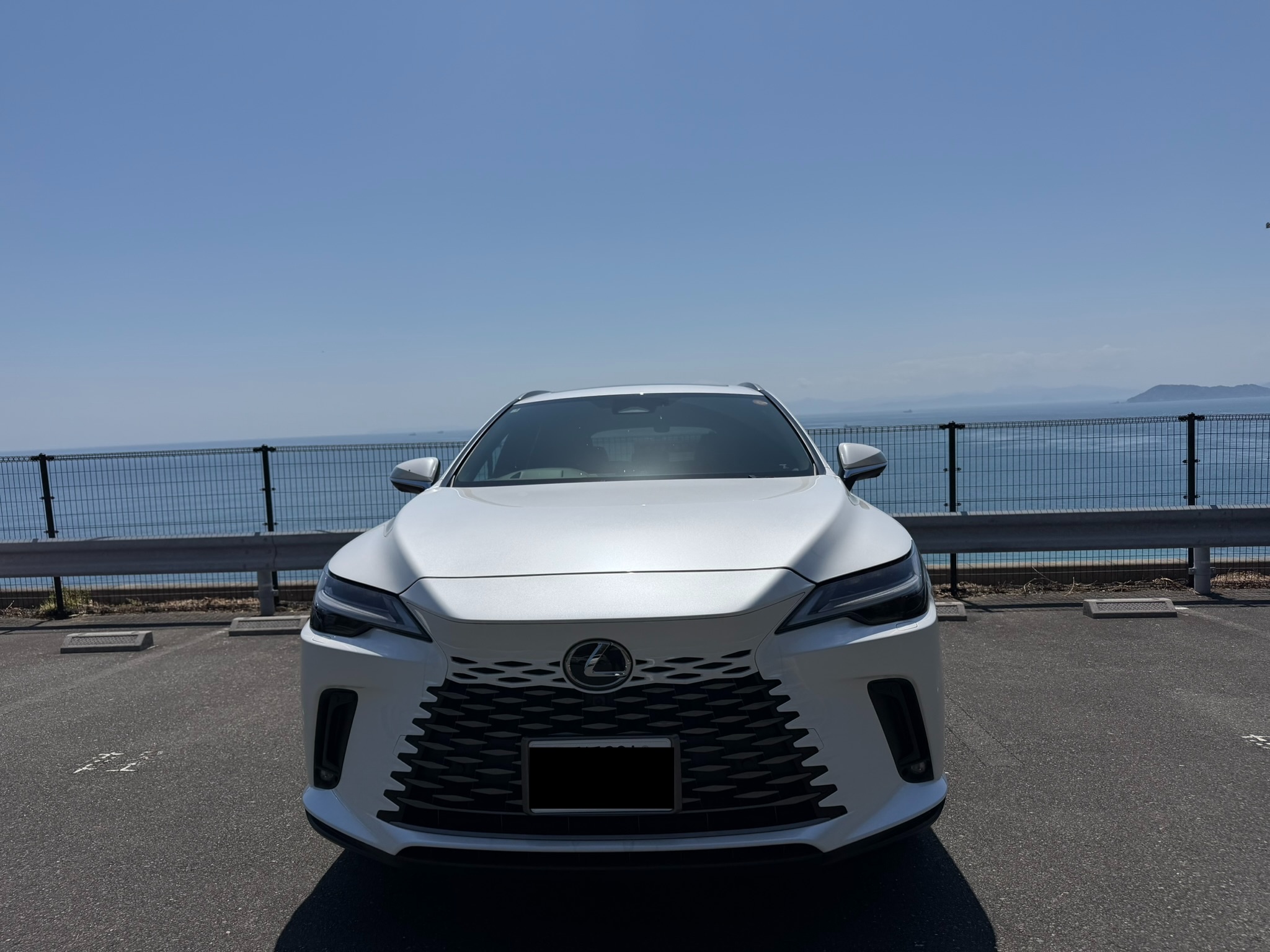 佐田岬灯台駐車場に停めたRX