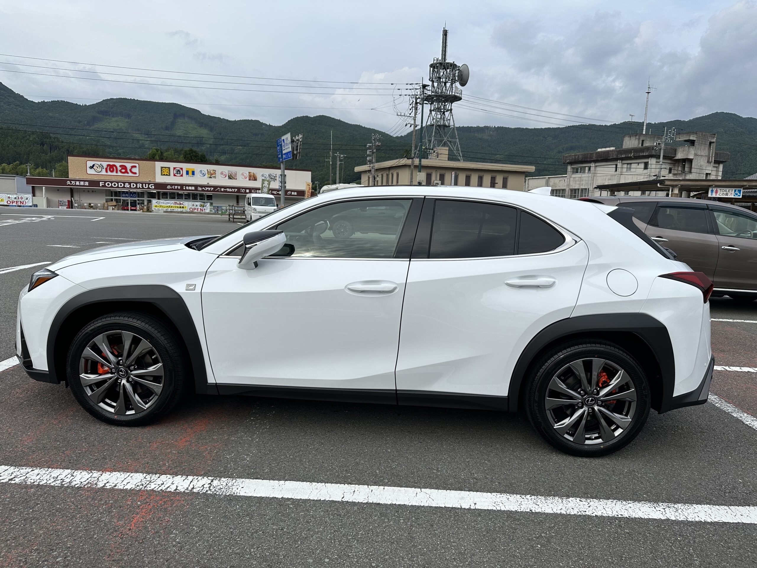 レクサスUX250h Fスポーツ 全景