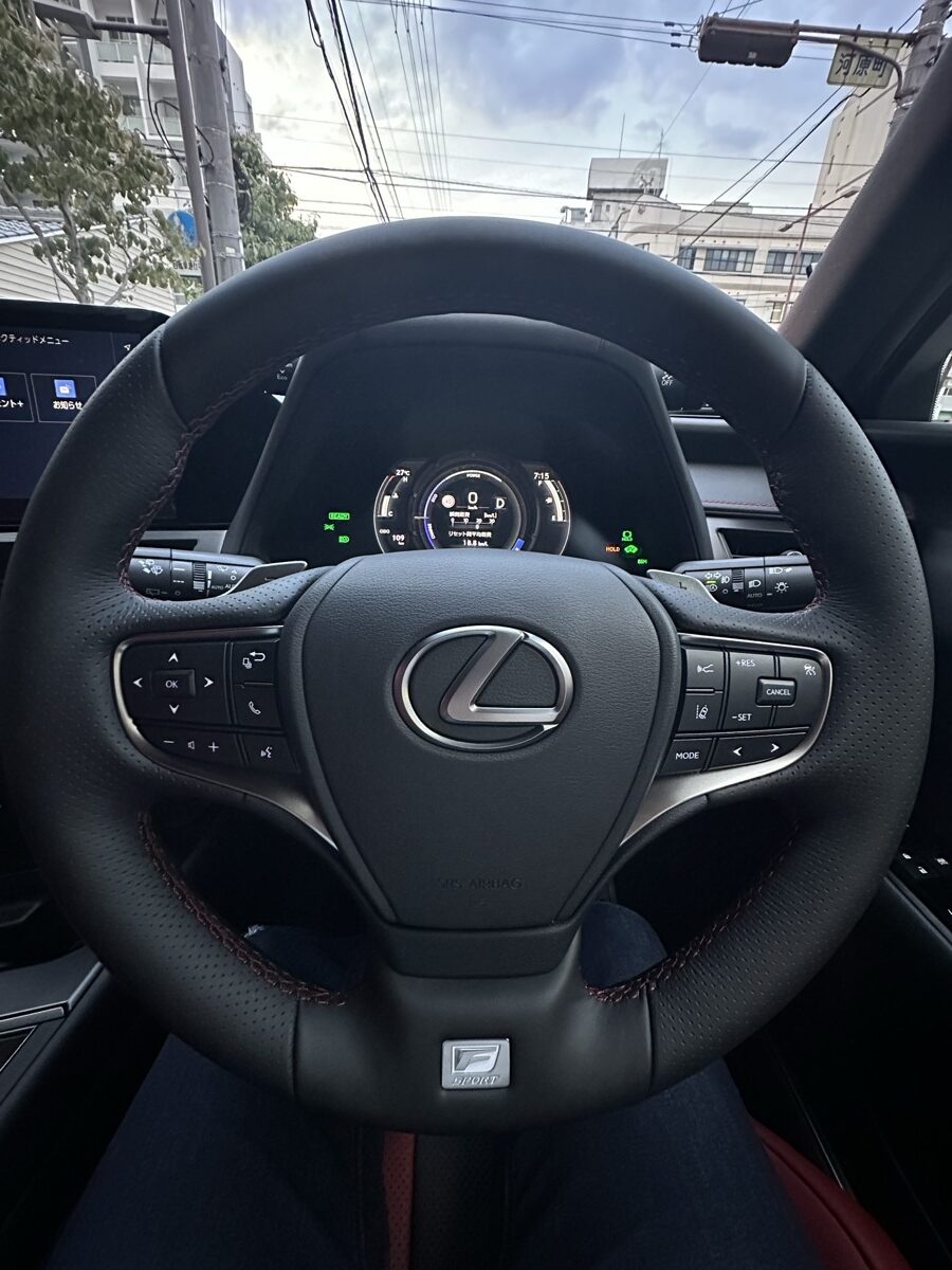 ステアリング 走行中