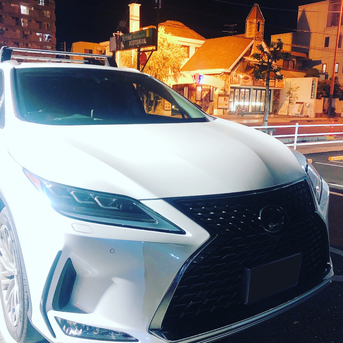 レクサスRX 夜景