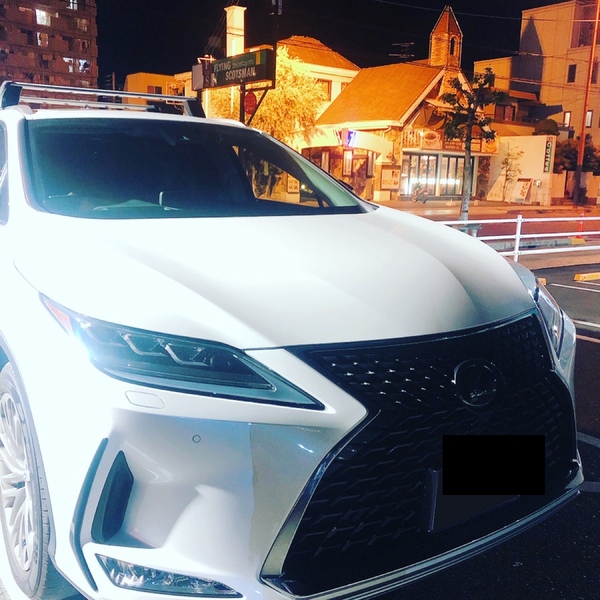 レクサスRX 夜景