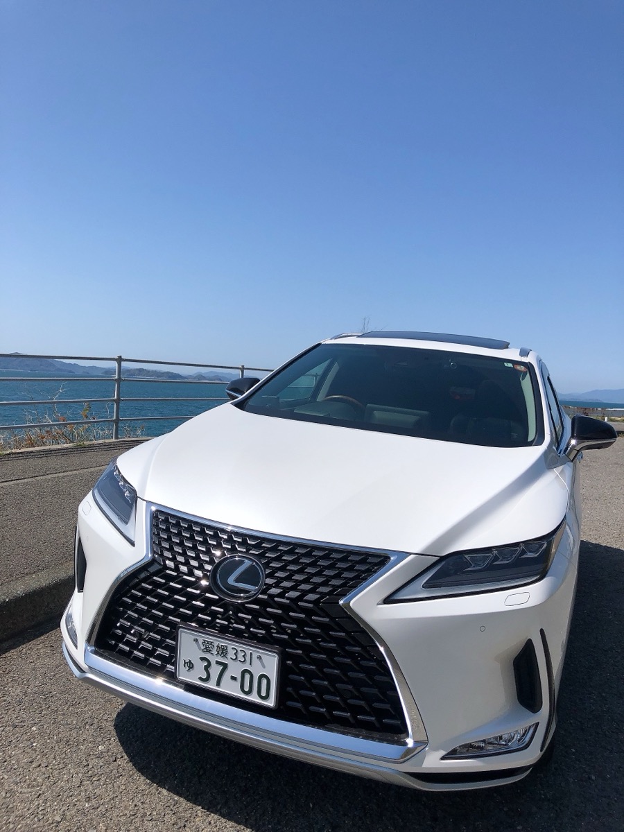 レクサスRX 海辺