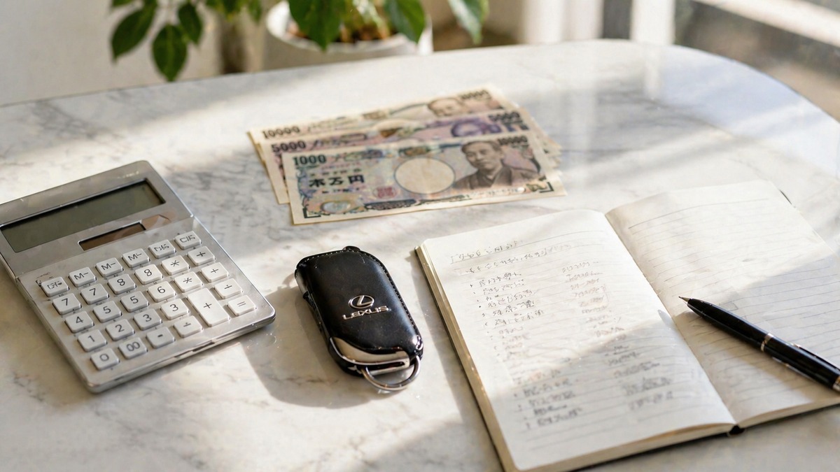 レクサスRX350の維持費を計算する