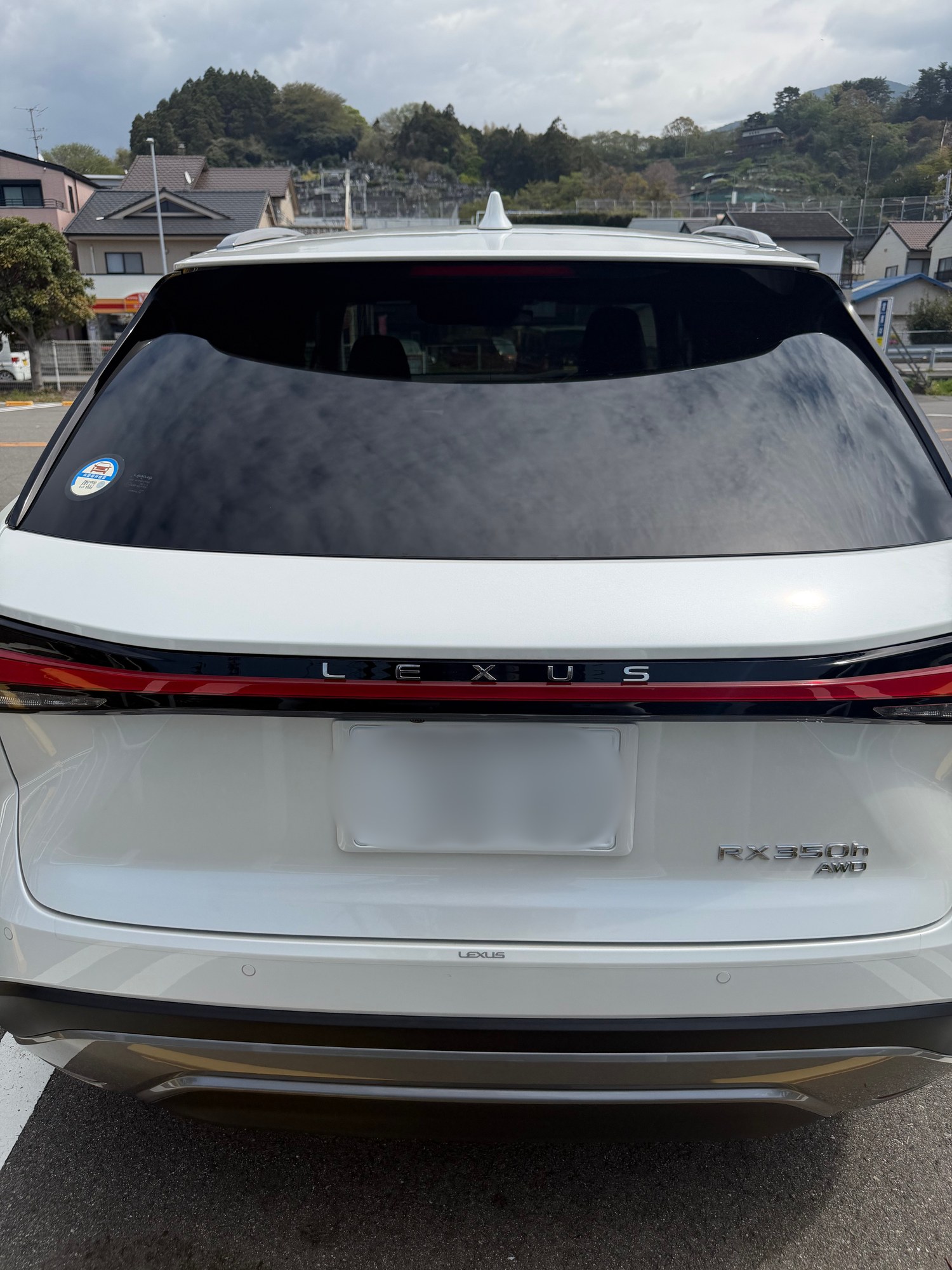 レクサス新型RX リアビュー