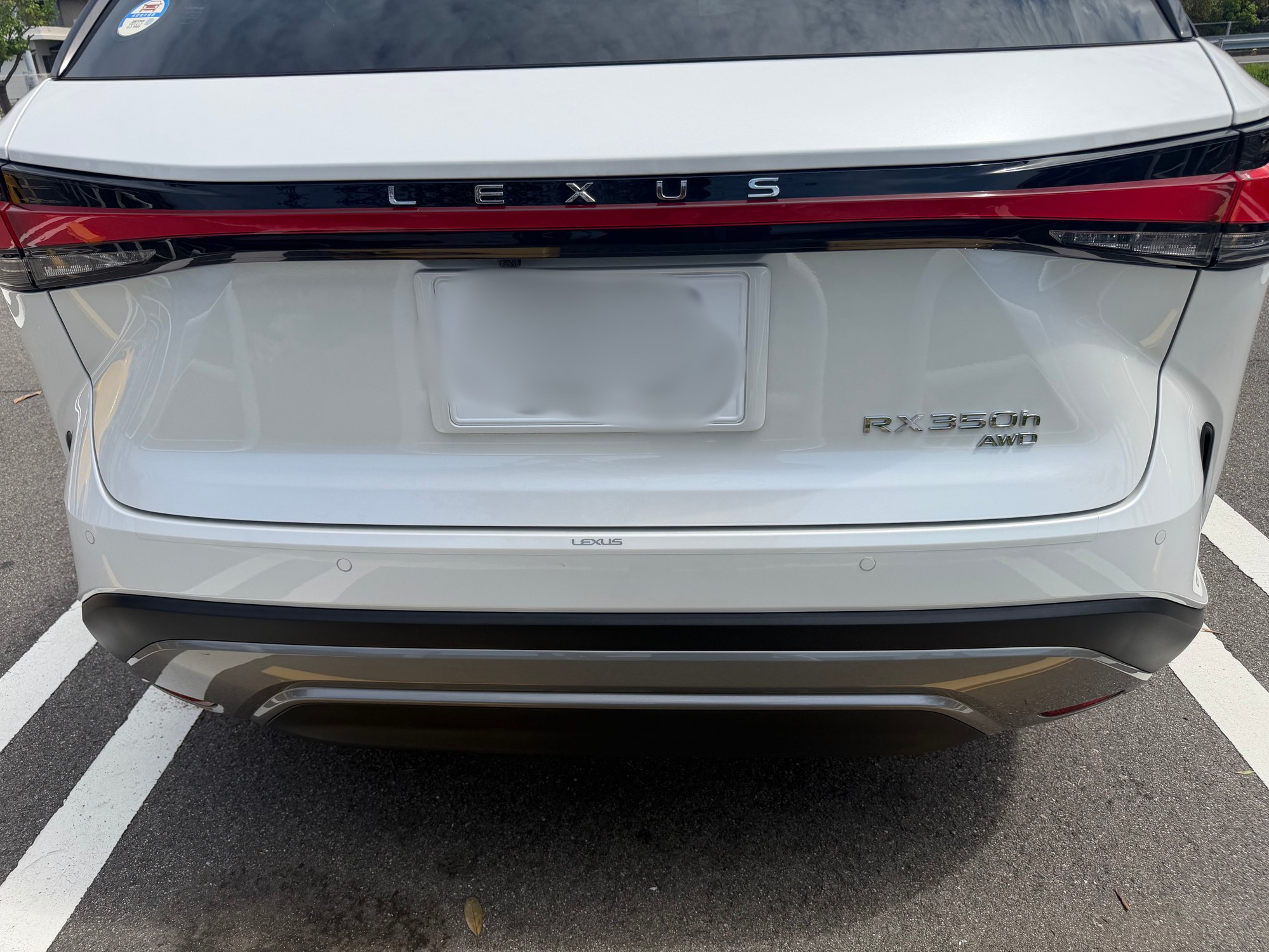 レクサス新型RX リアアップ