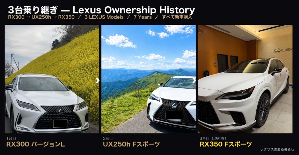 lexus lineage 3cars 1