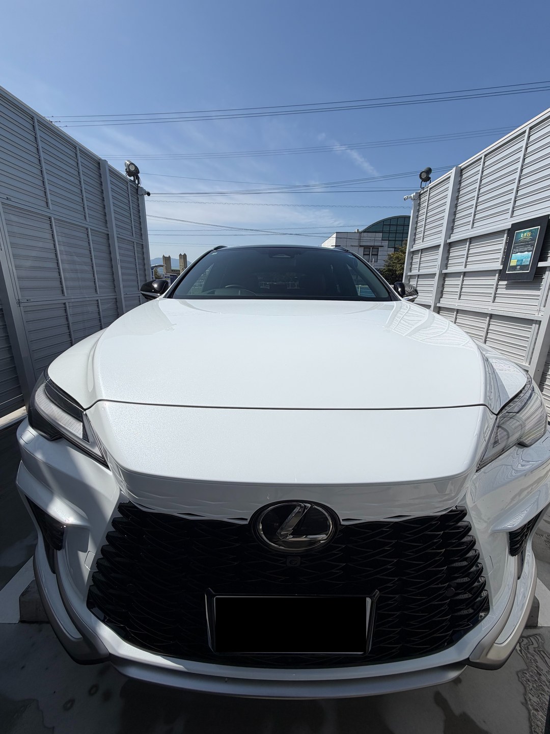 洗車後のRX350 フロント