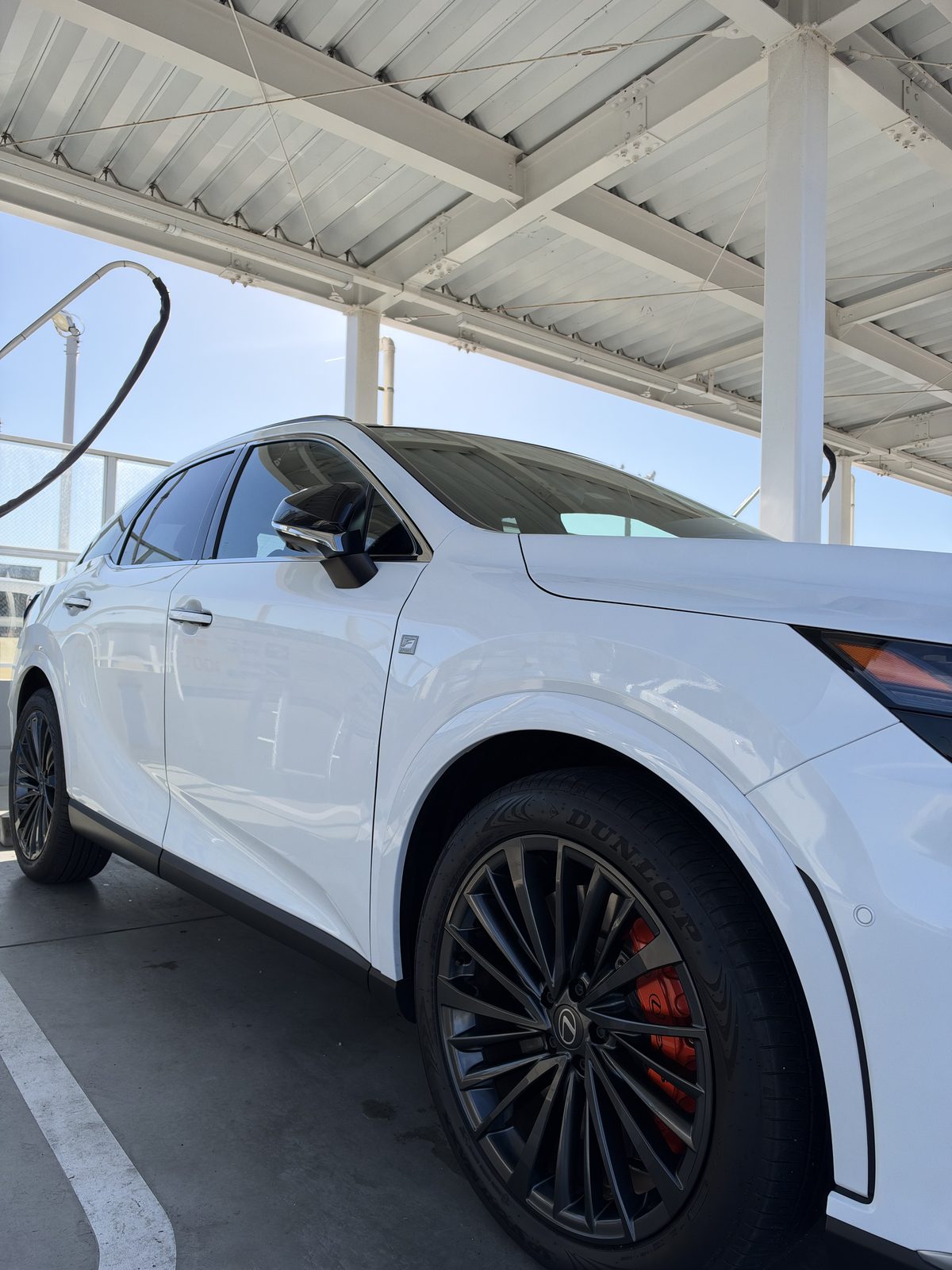 洗車後のRX350 側面